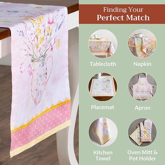 Maison d' Hermine Table Runner 100% Cotton Single Layer Table Runners 108 - Image 5