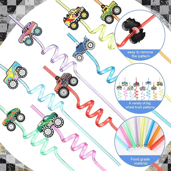 Yungyan 36 Sets Monster Truck Party Favors Goodie Cups - Image 4