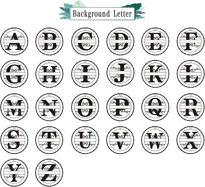 Split Letter Metal Monogram, Custom Last Name and Date Sign, Split Letter Name - Image 7