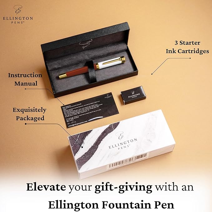 Ellington Pens Luxury Fountain Pen Set- Fountain Pens - Image 4