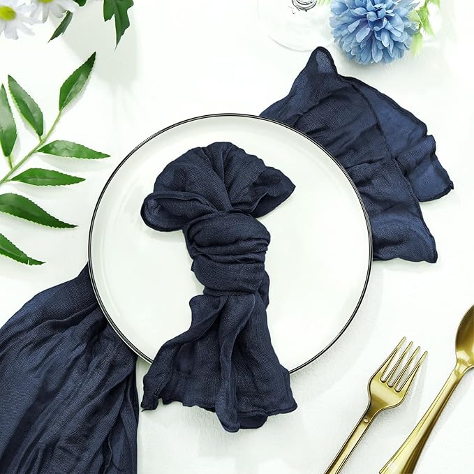 6 Pack Cheesecloth Table Runner 10Ft Christmas Gauze Boho Table Runners - Image 4