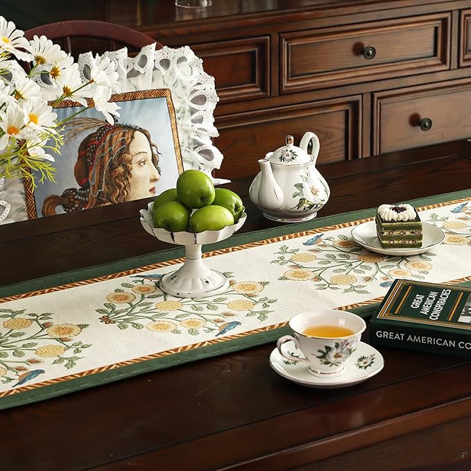 patdrea Velvet French Table Runner Farmhouse - Image 6