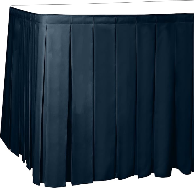 Ultimate Textile Pleat Polyester Fabric Table Skirt by UltimateTextile