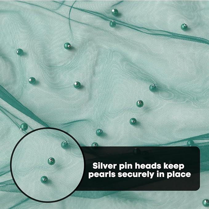 Artoid Mode Pearl Dark Green Gauze Table Runner 120 Inch 10FT, Seasonal Sheer - Image 5