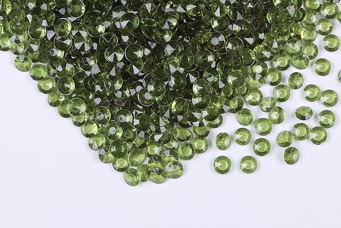 2000pcs Platic Acrylic Gems Fake Acrylic Diamonds Vase filler Beads Faux by WelcometoGintoaria