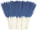 50pcs Faux Pampas Grass, 21.6" Short Artificial Pompous Grass Floral Fake by ObbsieDirect