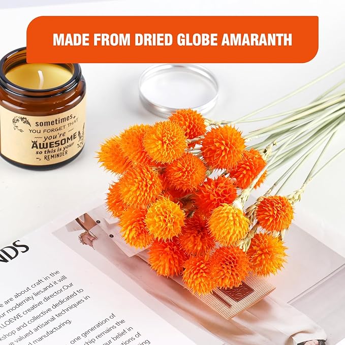 Dried Globe Amaranth Flower - Image 4