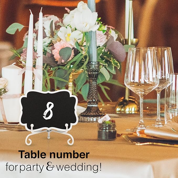 Mini Chalkboard Signs for Food Labels for Party Buffet, Small Place Cards or - Image 6