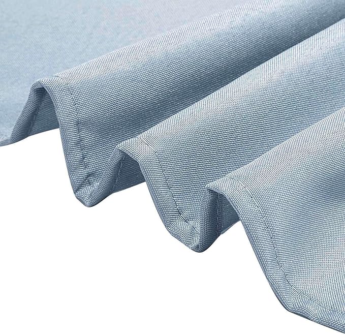 Efavormart 70" Square Linens Dusty Blue Wholesale Linens Polyester Square Linen - Image 9