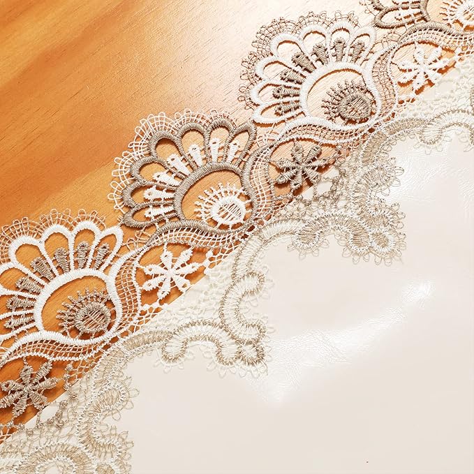 Vintage Lace Dining Table Runner, 120 Inches Floral Coffee Table Runners - Image 6