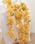 Flower Garland, Artificial Hydrangea Vine Flowers, Hanging Fake Hydrangeas Vine by PONKING