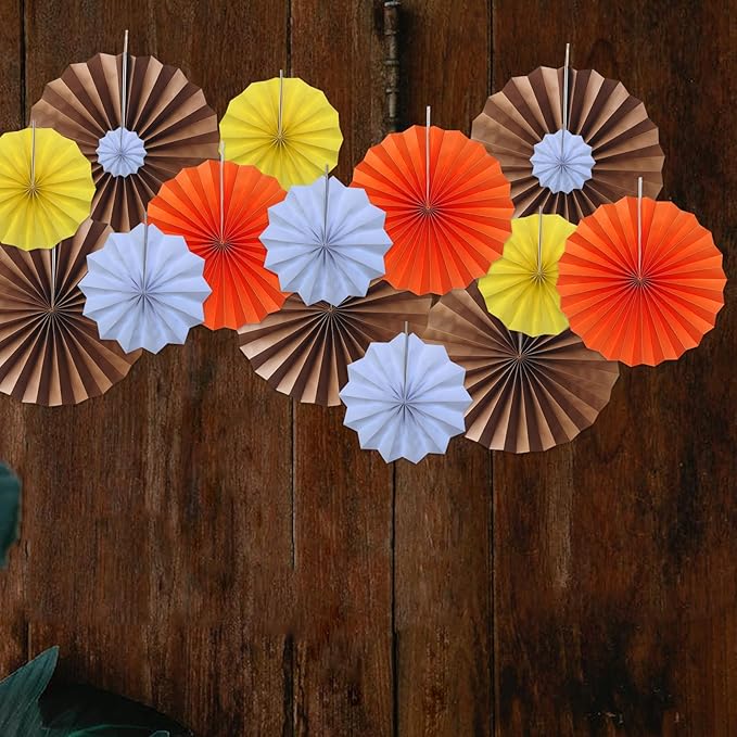 Brown Party Decorations, Boho Party Decoration, Fall Decorations 12in Hanging - Image 5