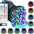 35 Colors Changing Christmas Lights, 98FT 300 LED String Lights Green Wire by Lovelite