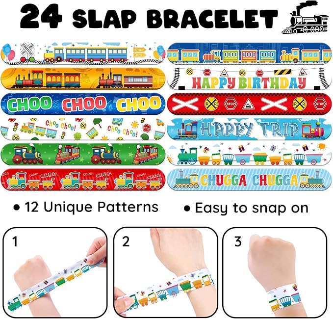60 PCS Train Party Favors Set - Image 4