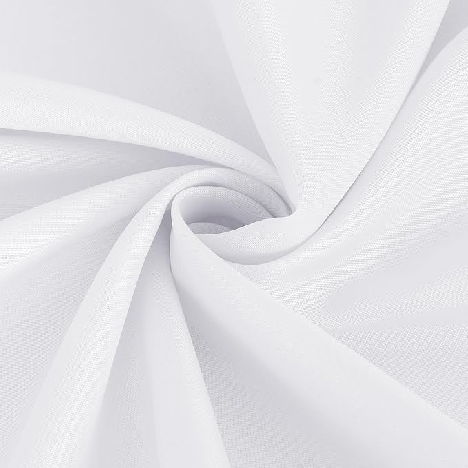 Fitable 6 Pack White Round Table Clothes - Image 9