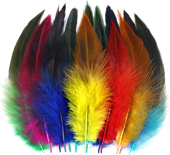 SOGUGOM Colorful Rooster Tail Feathers by SOGUGOM