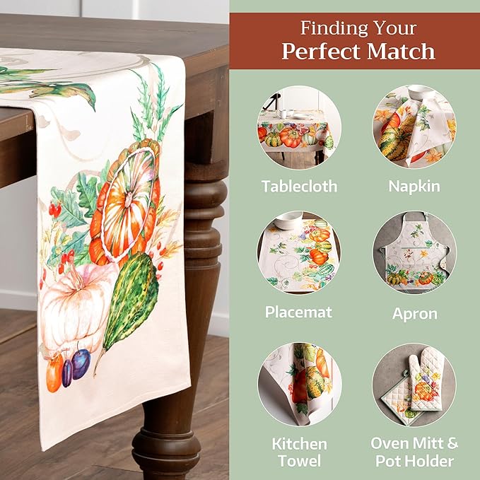 Maison d' Hermine Table Runner 100% Cotton Double Layer Table Runners 72 inches - Image 5