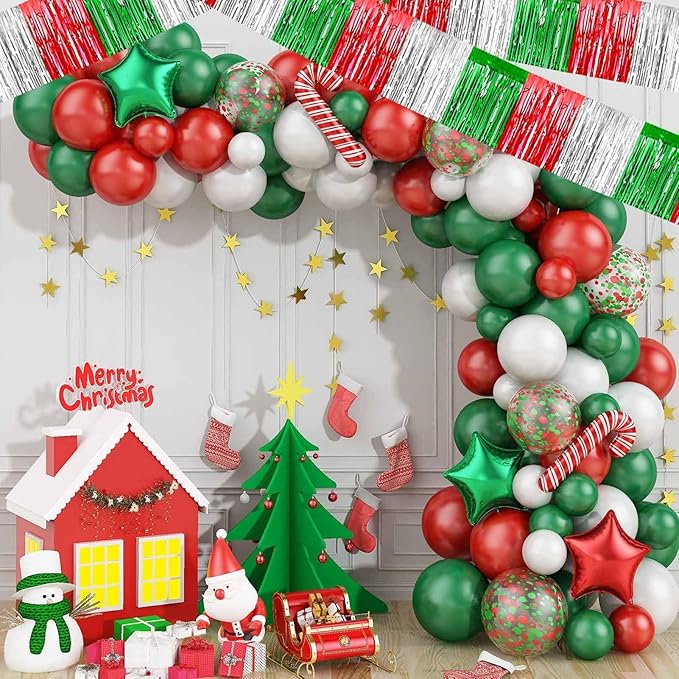 6 Pack 10 Feet Foil Fringe Garland Metallic Tinsel Streamers Banner Wall - Image 5