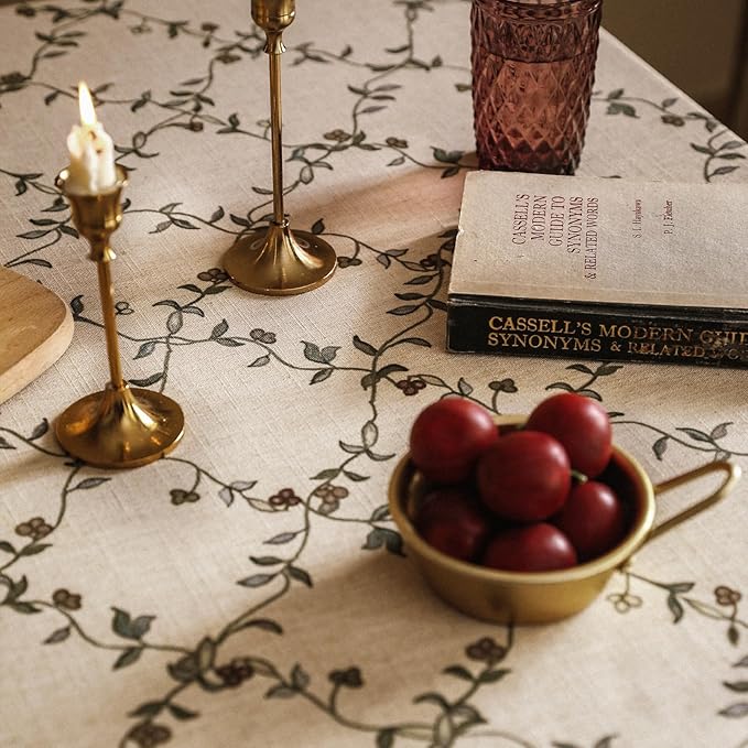 patdrea Designer Linen French Small Tablecloth - Image 3
