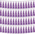4P Light Purple Foil Fringe Metallic Streamers Banner Tassel Garland by HYSILLA
