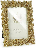 Cuspin Vintage Gold 4x6 Picture Frame, Antique Picture Frames by Cuspin