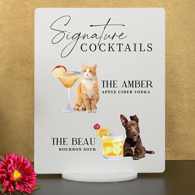Pet Signature Drink Wedding Signs - Image 2