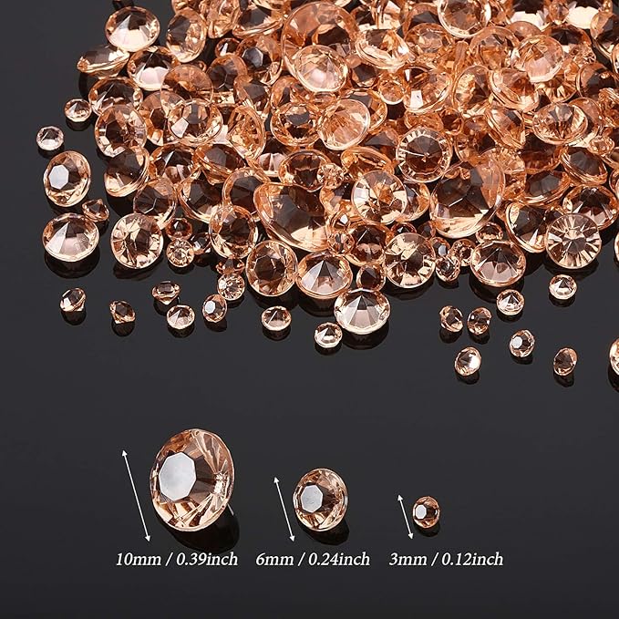 10000 Clear Wedding Table Scatter Crystals Acrylic Diamonds Rhinestones - Image 2