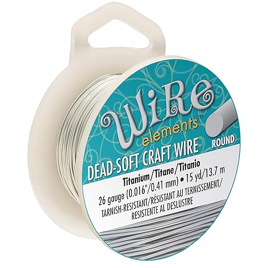The Beadsmith Wire Elements Craft Wire – Tarnish Resistant, Soft Temper by TheBeadsmith
