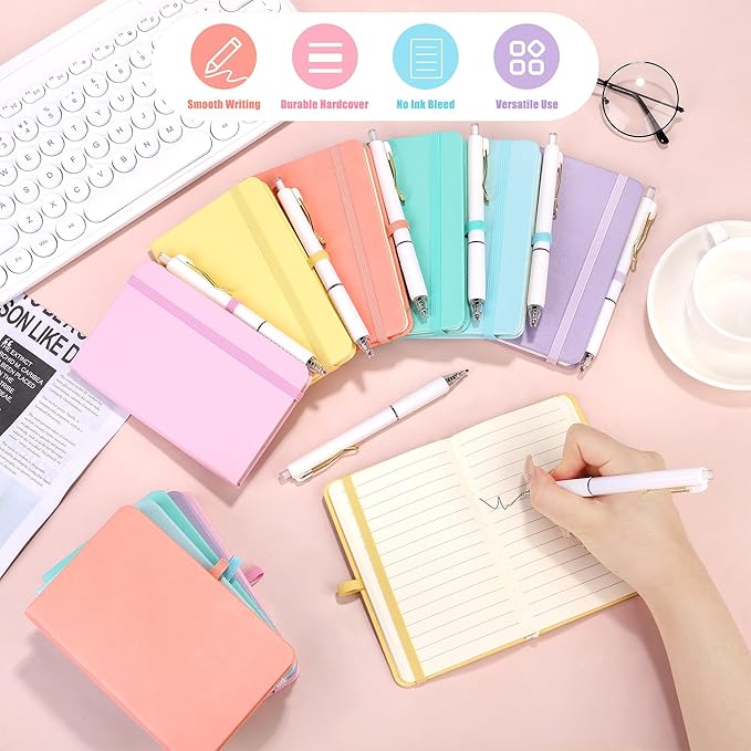 Aneco 50 Sets Pocket Notebook Journals - Image 4