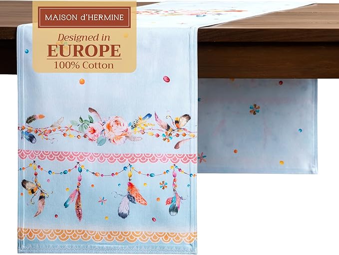 Maison d' Hermine Table Runner 100% Cotton Double Layer Table Runners 108 by MaisondHermine