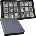 Toploader Binder with 9-Pocket Pages, Holds 288 "3×4" Rigid Toploader Hard Cases by Arkeiliy