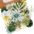 Artificial Flowers Combo, Mix Silk Flowers Roses, Dahlias by Garisey