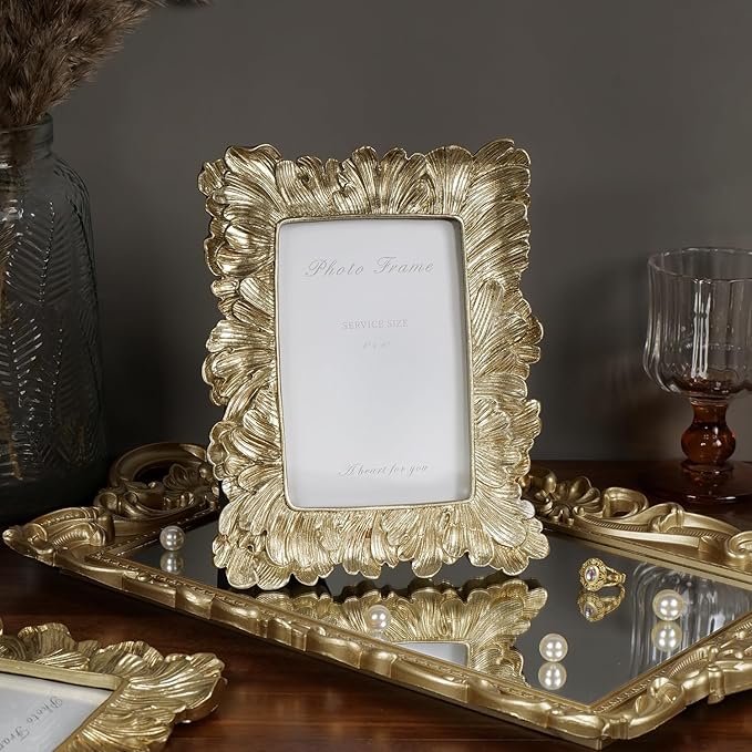 Cuspin Vintage Picture Frame 4x6 Frames - Image 2