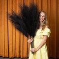 Faux Pampas Grass 6 Stems, Artificial Pampas Grass by EVODIS