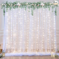 White Tulle Backdrop Curtain by Suppromo