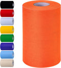 Orange Tulle Fabric Rolls 6 Inch by 100 Yards Tulle Roll Spool Fabric by Unknown