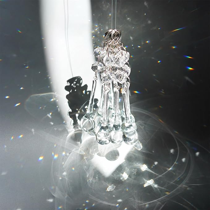 H&D 10pcs 5.3" Crystal Raindrop - Image 4