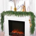 Hananona 2 Pcs 6 Ft Artificial Norfolk Pine Garlands, Real Touch Winter Pine by HANANONA