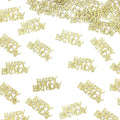 Gold Happy Birthday Confetti for Tables Glitter Birthday Party Table Scatters by Vofrise