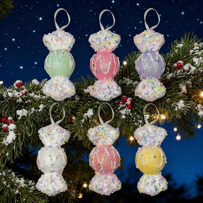 LANGXUN 6pcs Candy Land 2025 Xmas Birthday Party Wedding Suppiles Decoration - Image 4