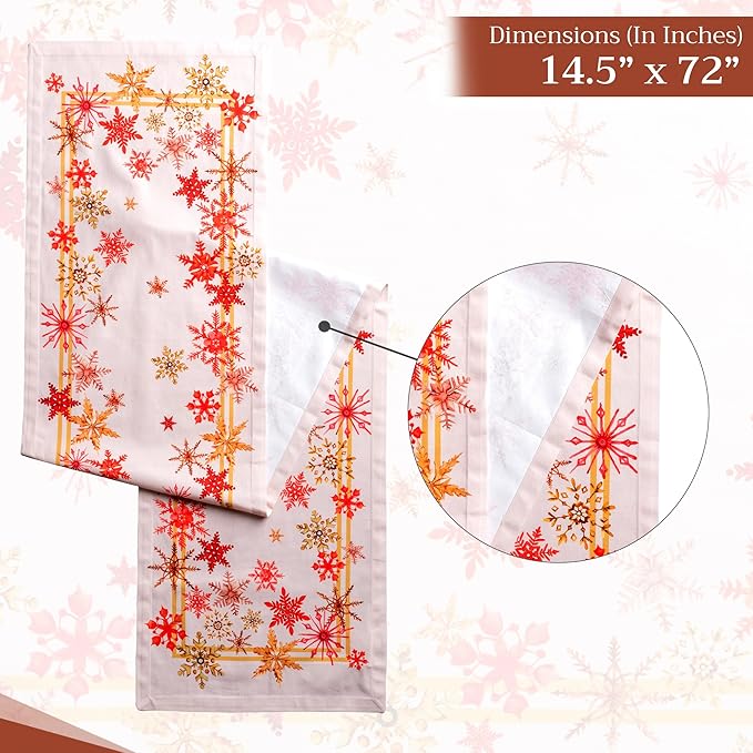 Maison d' Hermine Table Runner 100% Cotton Single Layer Table Runners 72 inches - Image 6