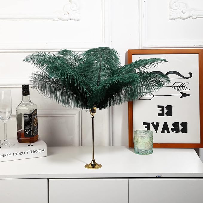 Ballinger Blackish Green Ostrich Feathers - Image 3