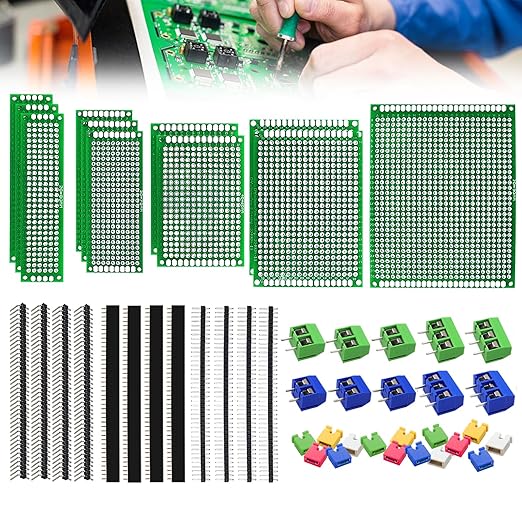 48PCS Double Sided PCB Board Kit by Brandquality-Trustworthy