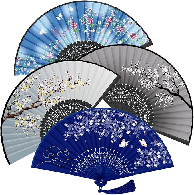WEARXI Handheld Fan, Chinese Folding Fan by WEARXIBrandFlagship