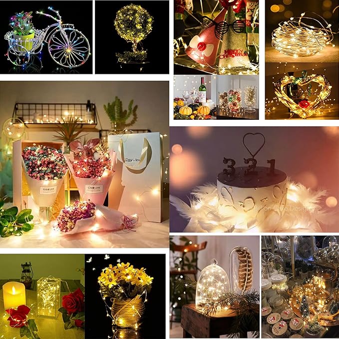 ZNYCYE Fairy Lights Battery Operated, 24 Packs 9.8FT 30LEDs+ 6 Replacement - Image 9
