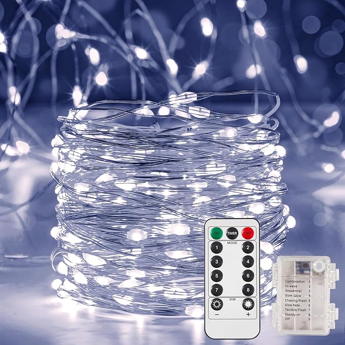 4 Pack 16.4 Ft. Battery Operated Outdoor String Lights - Image 2
