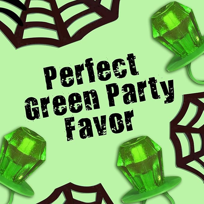 Ring Pop Green Halloween Candy Lollipops, 30Ct Bulk Candy Individually Wrapped - Image 3