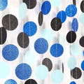 Navy-Blue Black Birthday Party-Decorations Streamers - 52FT Graduation Hanging by Hugtmr