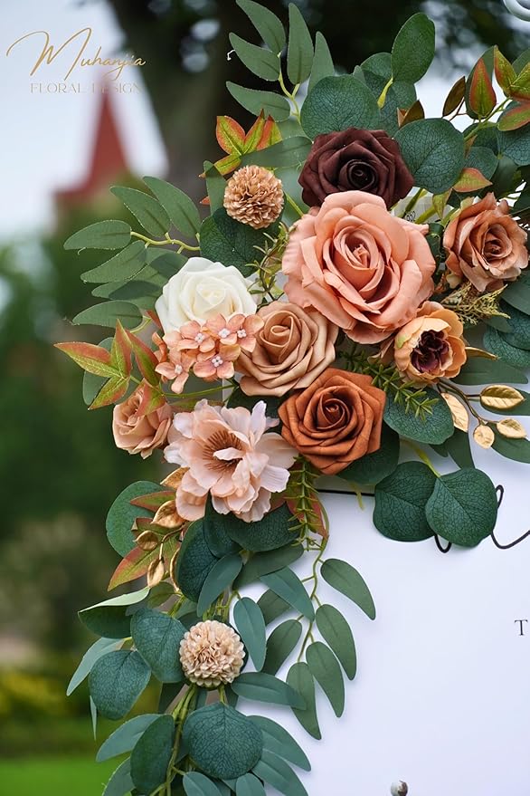 Wedding Sign Faux Flower Swag for Ceremony Party Reception Entrance Floral - Image 4