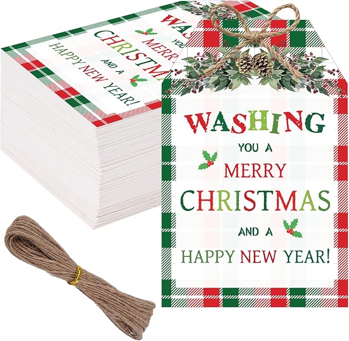 60Pcs Merry Christmas Tags by SerpizePaty